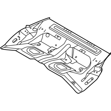 Hyundai 65511-L1010 Panel Assembly-Rear Floor,FRT