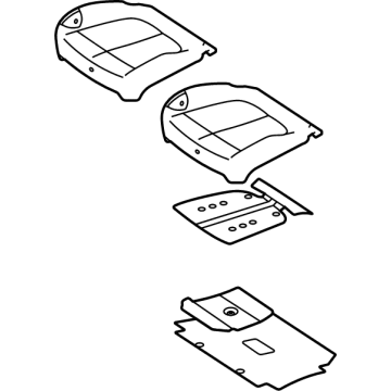 Hyundai 88100-GI250-NKR CUSHION ASSY-FR SEAT,LH