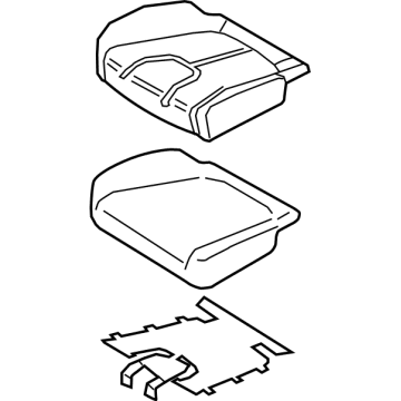 Hyundai 89200-S1130-YKK Cushion Assembly-2ND Seat,RH