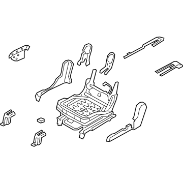 Hyundai 89230-S1022-NNB Frame Assembly-RR Seat CUSH,RH
