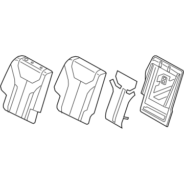 Hyundai 89400-S1130-YKK Back Assembly-2ND Seat,RH