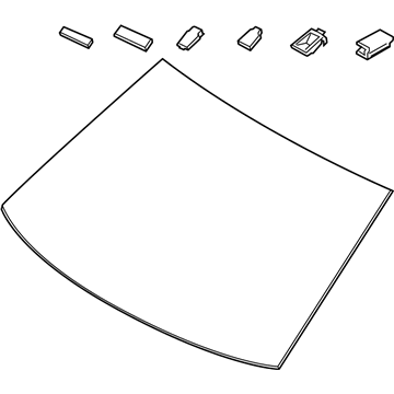 Hyundai 86111-CM580 Glass-Windshield