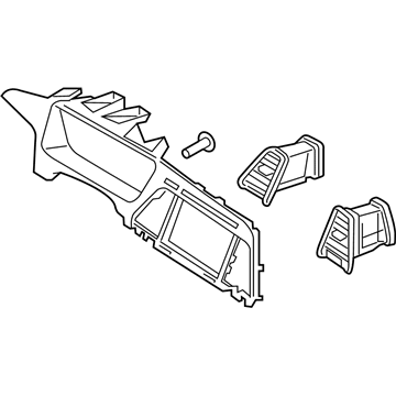 Hyundai 84740-E6400-4X Panel Assembly-Center Facia,Upper