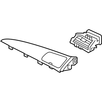 Hyundai 84795-C1AA0-SK2 GARNISH Assembly-C/PAD Ctr,RH