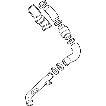 Hyundai 28250-2B700 Pipe & Hose Assembly-Turbo Changer WATERFEED