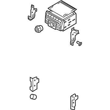Hyundai 96180-3Q000-4X Audio Assembly