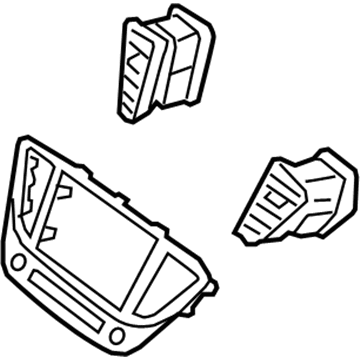 Hyundai 84740-J0200-XDR Panel Assembly-Center Facia