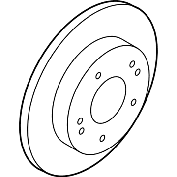 Hyundai 58411-G2300 Disc Assembly-Rear Brake