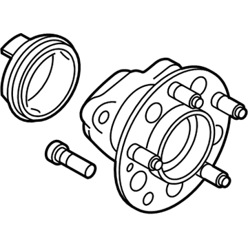 Hyundai 52730-G3AA0 Rear Wheel Hub And Bearing Assembly