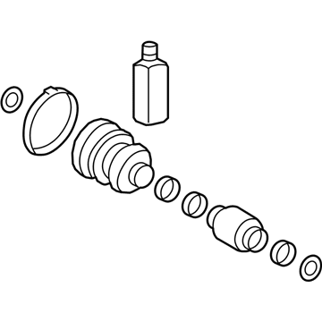 Hyundai 49575-J9100 Damper Kit-Front Axle Dynamic,RH