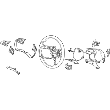 Hyundai 56100-L0000-SSW Steering Wheel Assembly