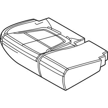 Hyundai 89260-K5010-WDE COVERING ASSY-2ND SEAT CUSH,RH