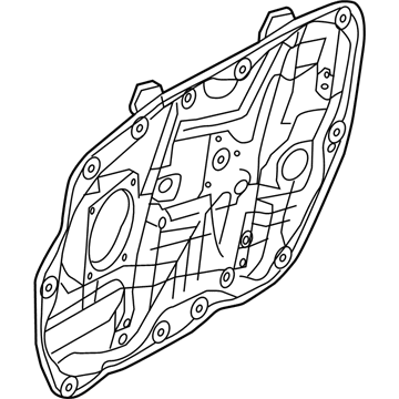 Hyundai 82471-3V100 Front Left-Hand Door Module Panel Assembly