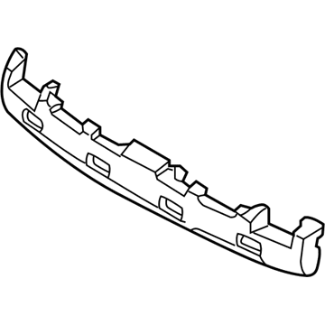 Hyundai 86620-2D510 Absorber-Rear Bumper Energy