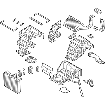 Hyundai 97150-3M600 Heater & Evaporator Assembly