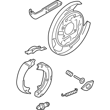 Hyundai 58270-2S300 Brake Assembly-Parking Rear,RH