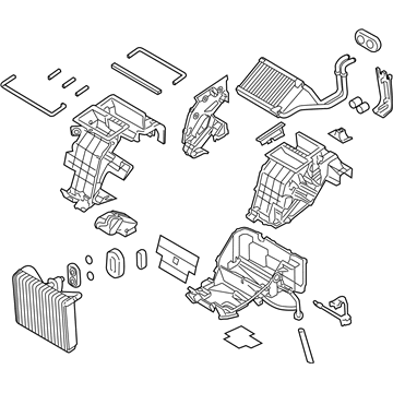 Hyundai 97205-B1300 Heater & Evaporator Assembly