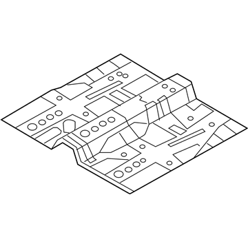 Hyundai Sonata Hybrid Floor Pan - 65110-4R000