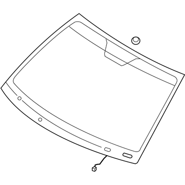 Hyundai 86110-0A080 Windshield Glass Assembly