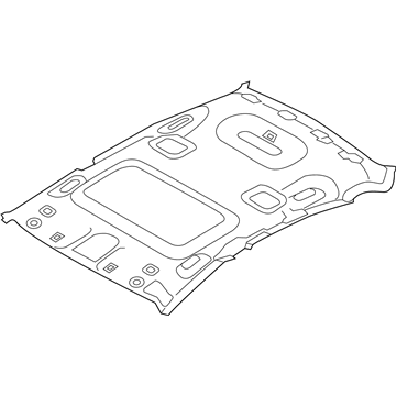 Hyundai 85401-3N711-TX Headlining Assembly