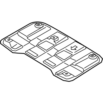 Hyundai 28795-AA900 Panel-Heat Protector,RR