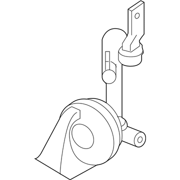 Hyundai 96611-G3100 Horn Assembly-Low Pitch