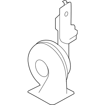 Hyundai 96621-G3100 Horn Assembly-High Pitch