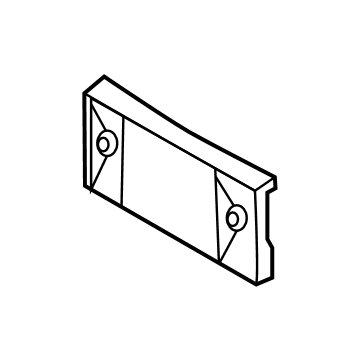 Hyundai 86529-K5000 MOULDING-FRT BPR LICENSE PLATE