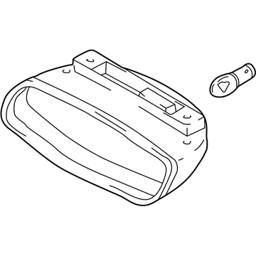 Hyundai 92750-26020-YD Lamp Assembly-High Mounted Stop Interior