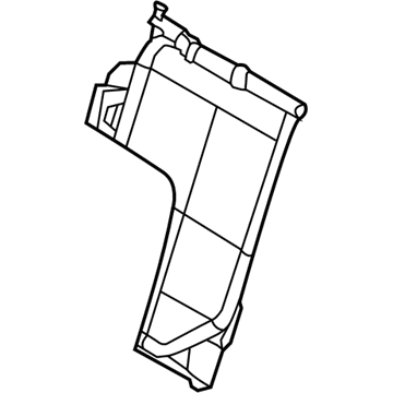 Hyundai 89410-1R700 Frame & Lock-R/SEAT Back RH