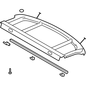 Hyundai 85930-2C100-LK Trim Assembly-Covering Shelf Center