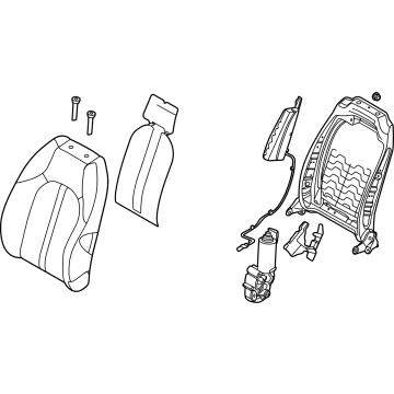 Hyundai 88400-L0050-VSU Back Assembly-FR Seat,RH