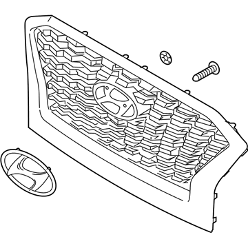 Hyundai 86350-S8AC1 Radiator Grille Assembly