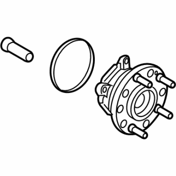 Hyundai 52730-B1100 Rear Wheel Hub And Bearing Assembly