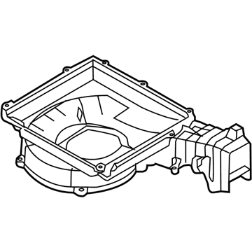 Hyundai 97279-0W005 Case-Blower,Upper