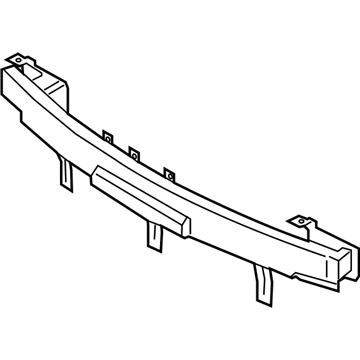 Hyundai 86630-G3720 Beam Assembly-Rear Bumper