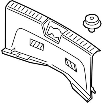 Hyundai 85770-J3000-NNB Trim Assembly-Rear Transverse