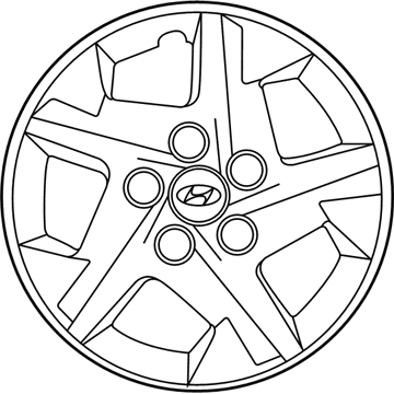 2023 Hyundai Venue Wheel Cover - 52970-K2000