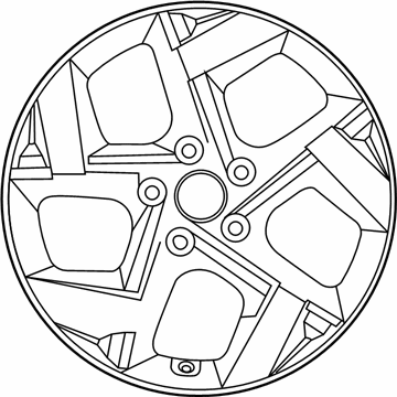 Hyundai 52910-K2200 Aluminium Wheel Assembly