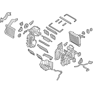 Hyundai 97205-F2EK0 Heater & Evaporator Assembly