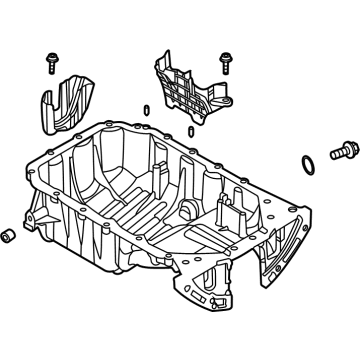 2021 Hyundai Elantra Oil Pan - 21510-2J001