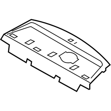 Hyundai 85610-3K381-U7 Trim Assembly-Package Tray