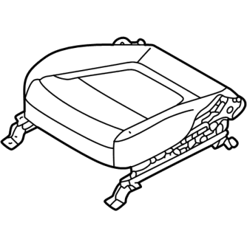 Hyundai 88200-CW010-WDE CUSHION ASSY-FR SEAT,RH