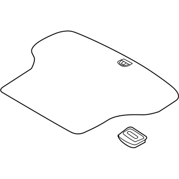 Hyundai 85701-B1000-RRY Cover Assembly-Luggage