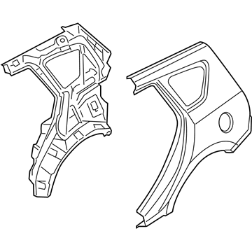 Hyundai 70200-2L2A0 Panel Assembly-Quarter Complete,RH