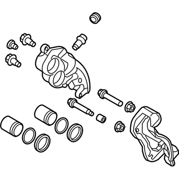 Hyundai 58190-S1A00 CALIPER Kit-Brake,RH