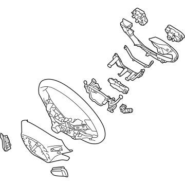Hyundai 56100-D2530-NNB Wheel Assy-Steering