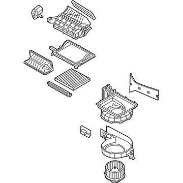 Hyundai 97100-3QBB0 Blower Unit