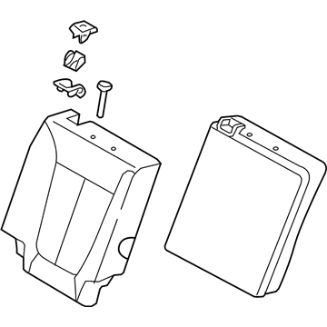 Hyundai 89400-0W820-MKV Back Assembly-2ND Seat,RH