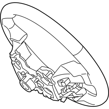 Hyundai 56111-B1AD0-RSS Body-Steering Wheel